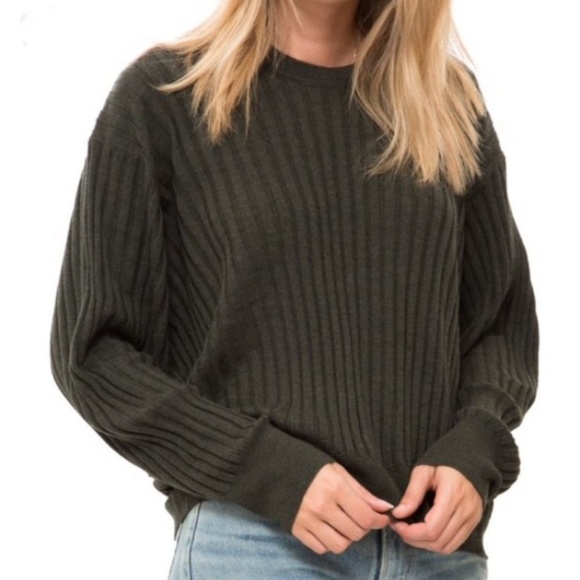 IRO Tamivia Ribbed Pullover Knit Sweater.80’s look - Picture 3 of 5